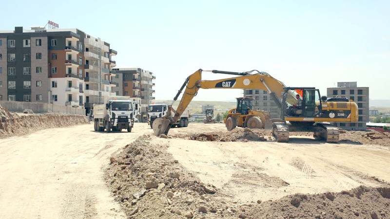 İmar planında yer alan yollar açılıyor