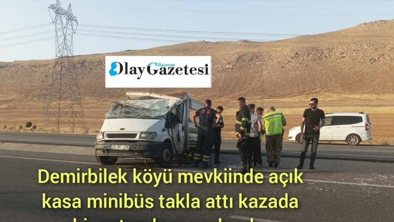 KÖY YOLUNDA KAZA 1: YARALI