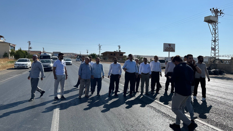 Ölüm yolunda protesto! yolu kapattılar 