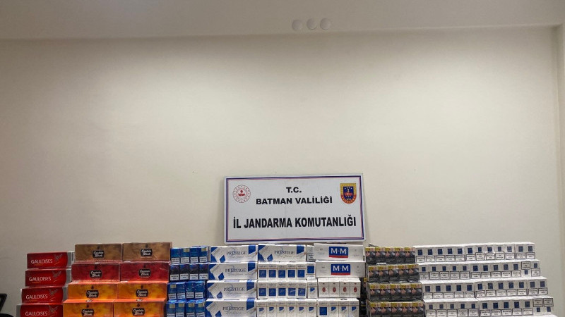 3413 Paket Kaçak Sigara Ele Geçirildi