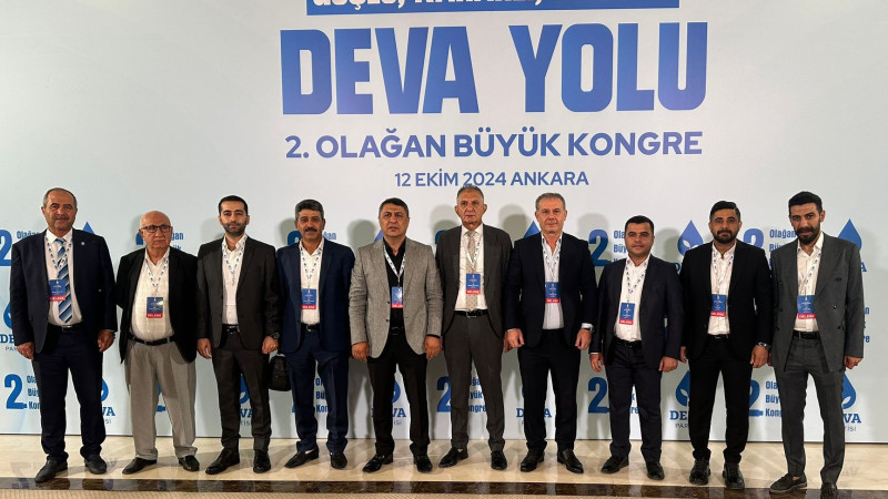 YILMAZ VE PARTİ TEMSİLCİLERİ ANKARA’DA YAPILAN 2. OLAĞAN BÜYÜK KONGREYE KATILDI