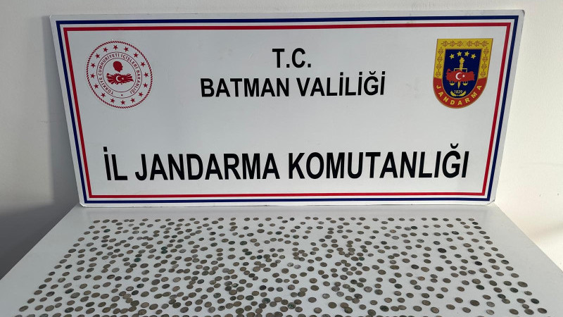 Batman'da 640 adet sikke ele geçirildi