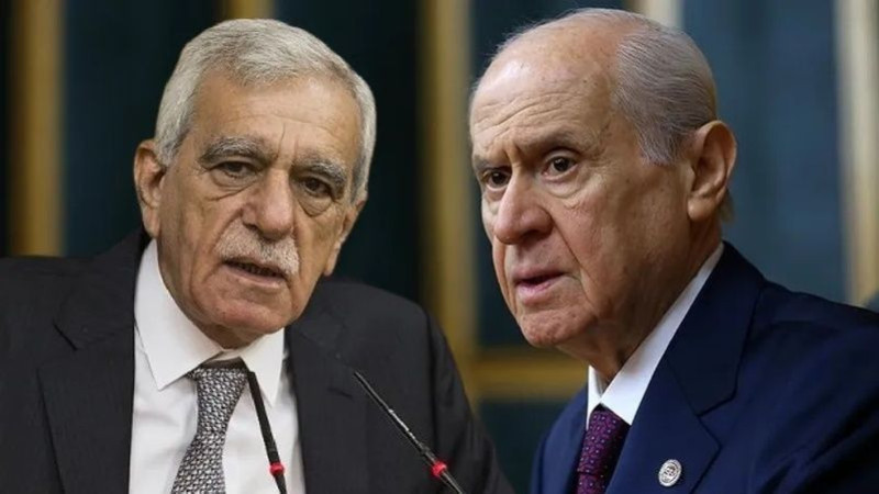 Bahçeli, Ahmet Türk ile görüştü