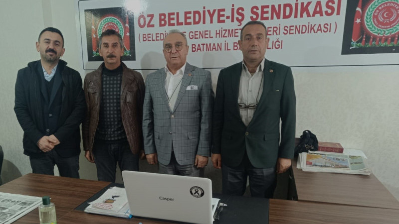 EMEKLİLER DERNEĞİ’NDEN ÖZ BELEDİYE-İŞ SENDİKASINA ZİYARET