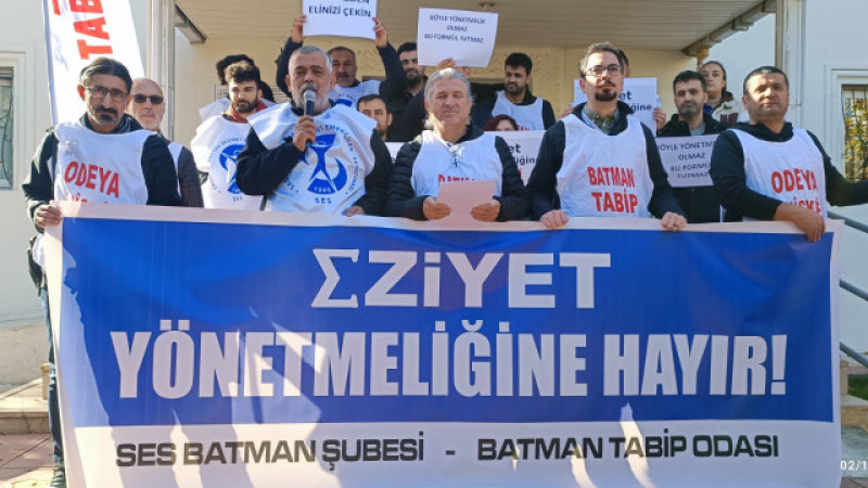 Dikkat! Batman’da sağlık çalışanları iş bıraktı