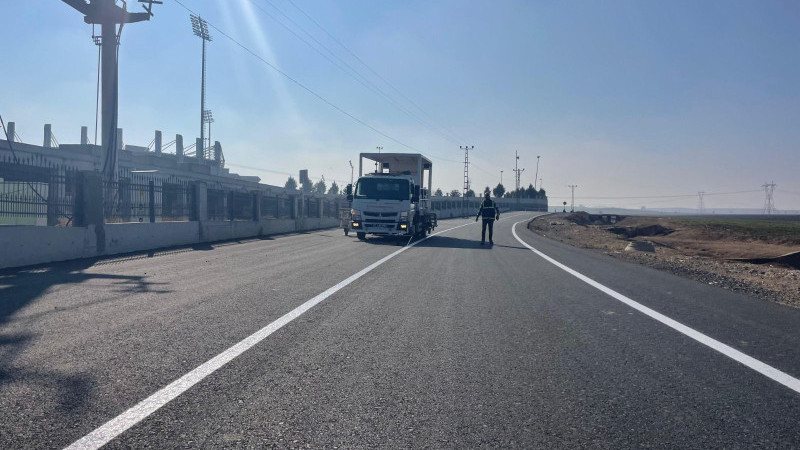 Stad yolu asfaltlanarak kullanıma açıldı