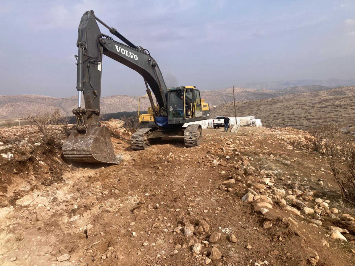 İncirli Köyü arazi yolu çalışmaları tamamlandı